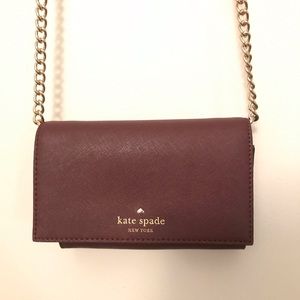 Kate Spade Maroon Crossbody